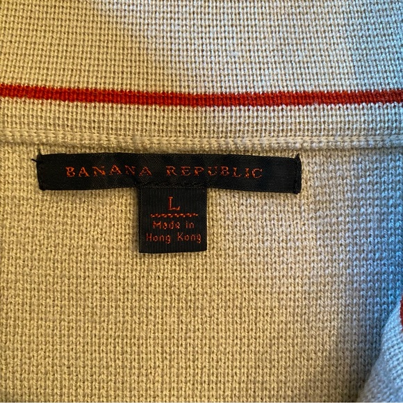 NWOT Banana Republic Men’s Pullover 1/2 Zip Sweater! - Picture 7 of 11